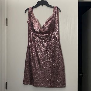 B. darlin from Macy’s rose sequin dress